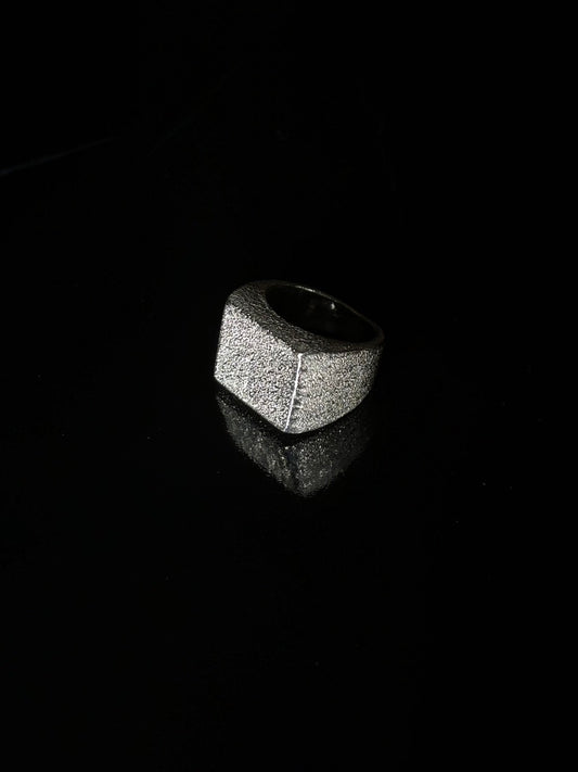 999 Silver Galaxy College Ring